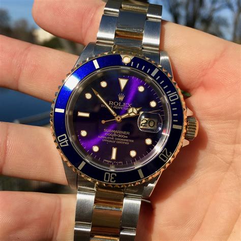 purple watch rolex|rolex purple submariner.